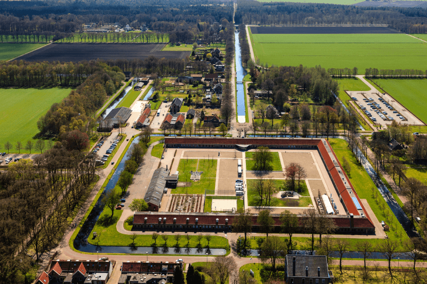 Luchtfoto van Veenhuizen