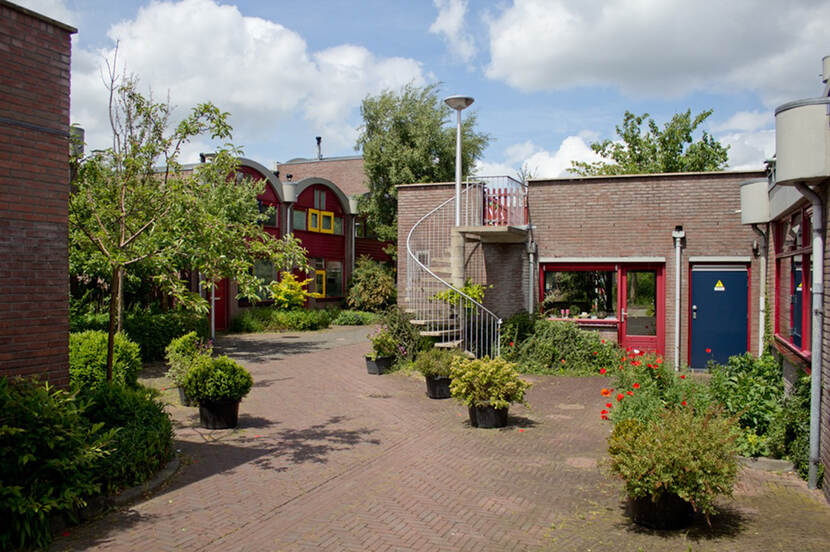 Afbeelding van een woonwijk in Hilversum.