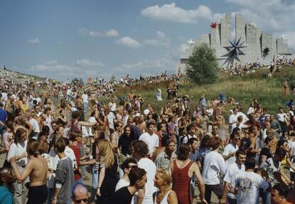 Het eerste openlucht housefestival Dance Valley in recreatiegebied Spaarnwoude